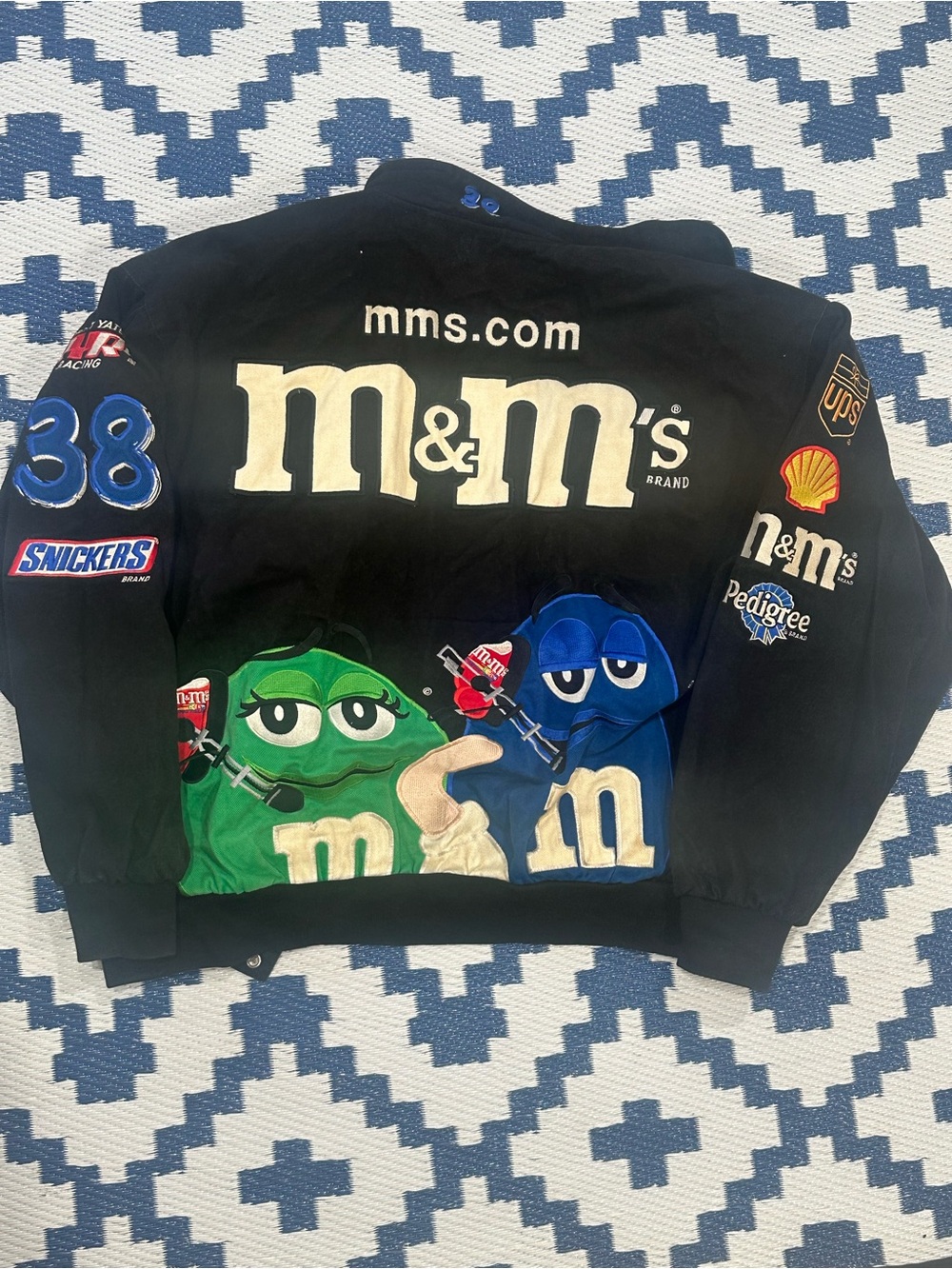 M&M’s Jeff Hamilton NASCAR Racing Jacket Men’s Size 4XL